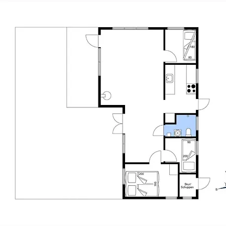 Lf601-hurup-thy-blamejsevej-1 Casa vacanze Sønder Ydby